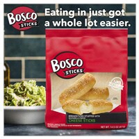 slide 14 of 29, Bosco's Mozzarella Cheese Stuffed Breadsticks, 14.5 oz (Frozen), 411.55 g