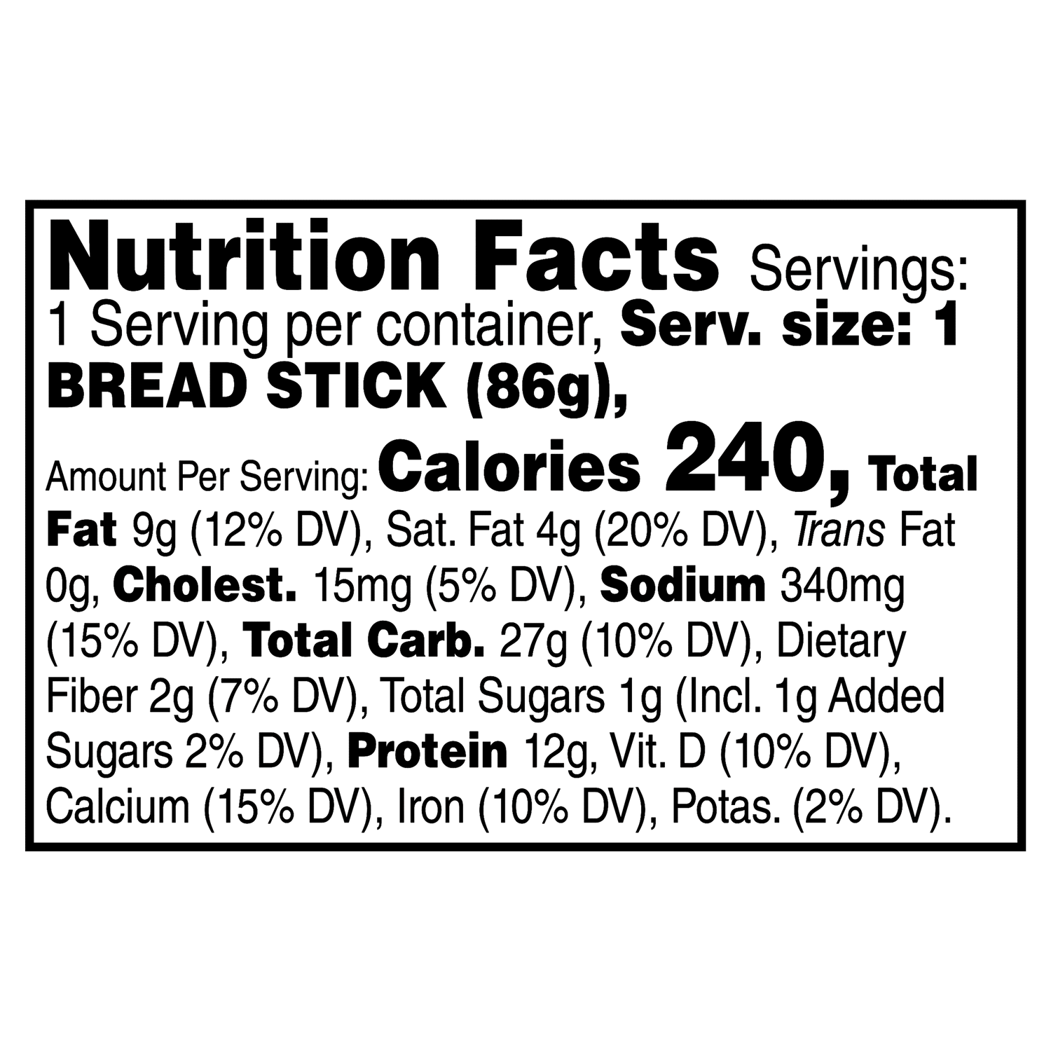 slide 2 of 5, Bosco's Bosco Individually Wrapped Breadstick Stuffed with Mozzarella Cheese, 3.02 oz