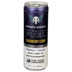 Angry Angel Blackberry Lemon Energizing Beverage 12 fl oz