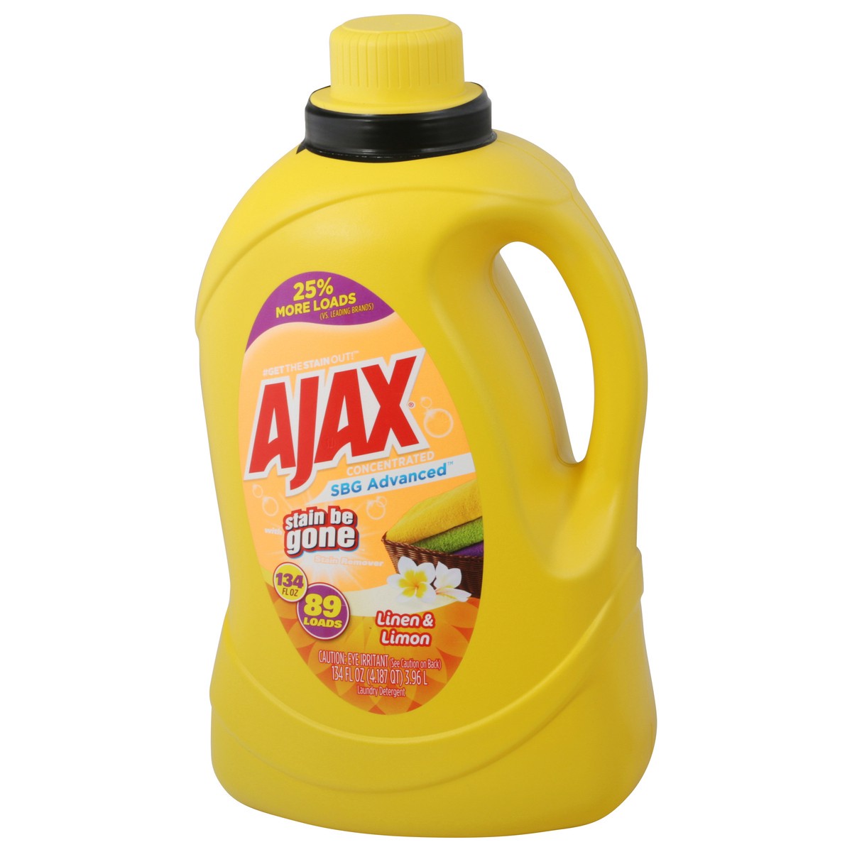 slide 3 of 10, Ajax Linen & Lemon Laundry Detergent 134 fl oz, 134 fl oz