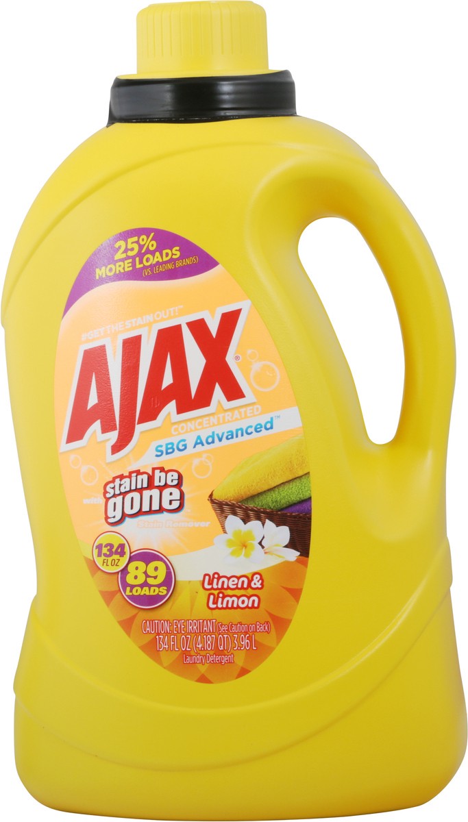 slide 8 of 10, Ajax Linen & Lemon Laundry Detergent 134 fl oz, 134 fl oz