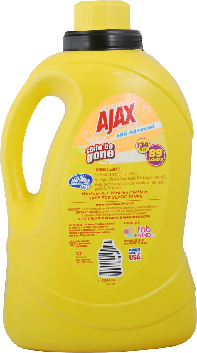 slide 8 of 10, Ajax Linen & Lemon Laundry Detergent 134 fl oz, 134 fl oz