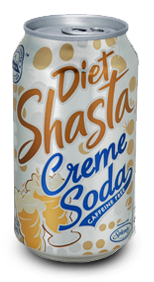 slide 1 of 1, Shasta Diet Cream Soda, 12 oz
