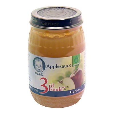 slide 1 of 1, Gerber Applesauce, 6 oz