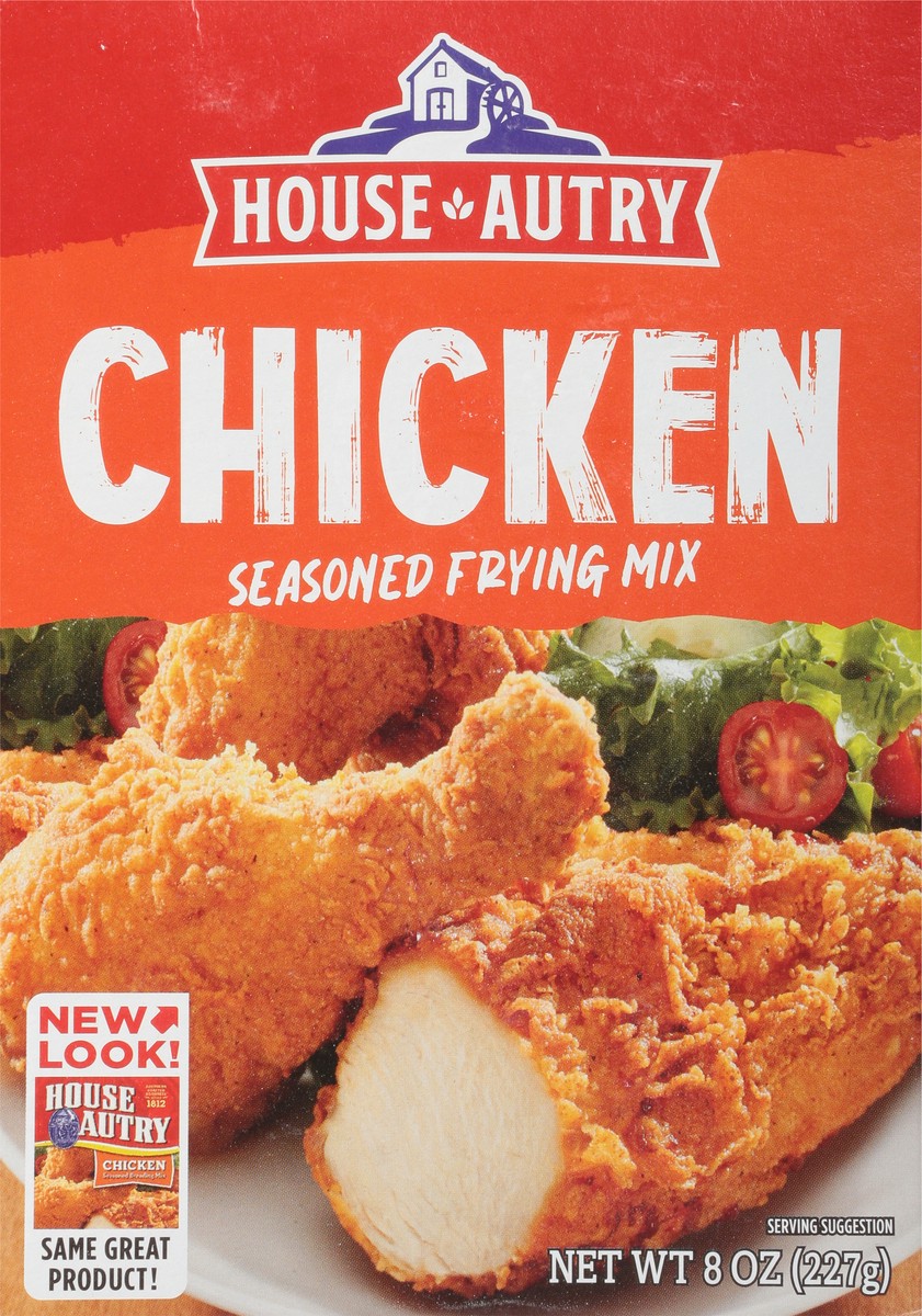 slide 7 of 9, House-Autry Seasoned Chicken Frying Mix 8 oz, 8 oz