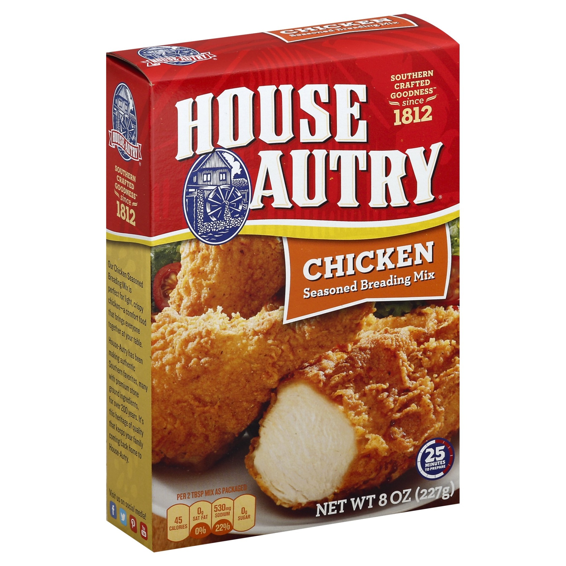 HouseAutry Chicken Seasoned Breading Mix 8 oz Shipt