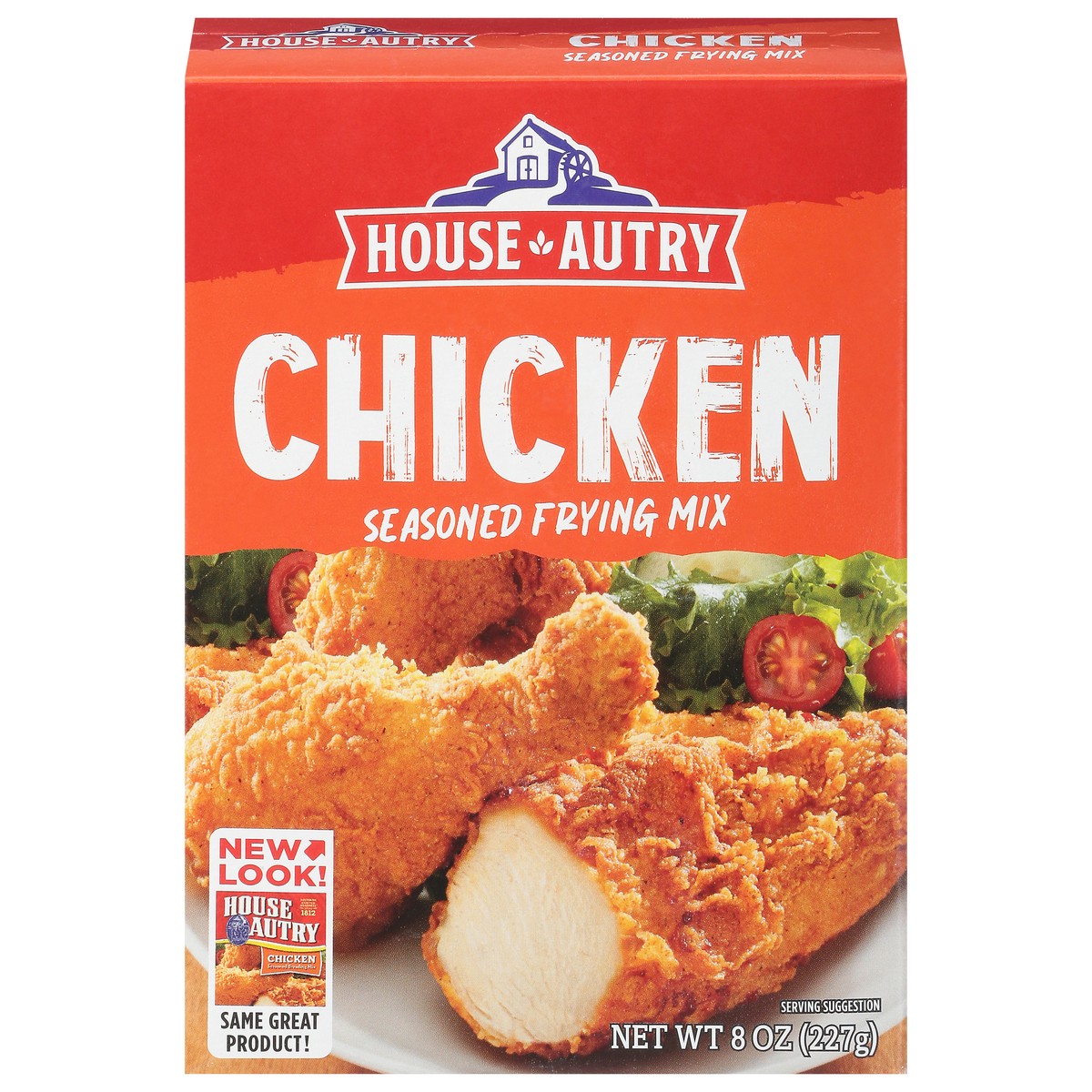 slide 1 of 9, House-Autry Seasoned Chicken Frying Mix 8 oz, 8 oz