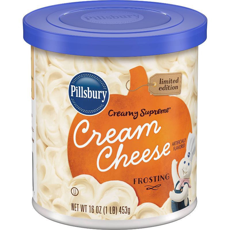 slide 5 of 5, Pillsbury Creamy Supreme Seasonal Cream Cheese Frosting - 16oz, 16 oz