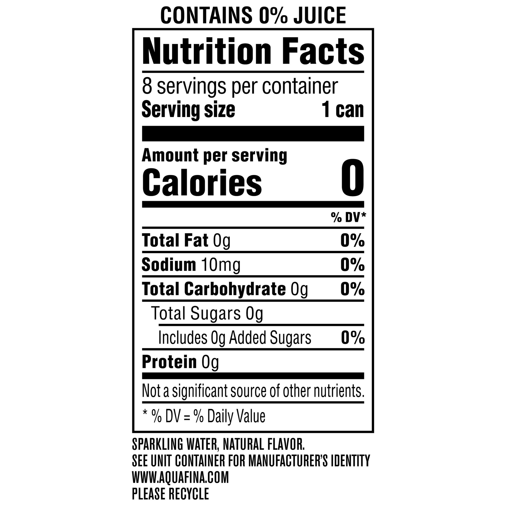 slide 3 of 3, Aquafina Sparkling Lemon /, 8 ct; 12 fl oz