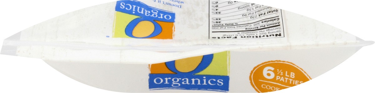 slide 6 of 11, O Organics Beef Patties 85% Lean 15% Fat, 32 oz