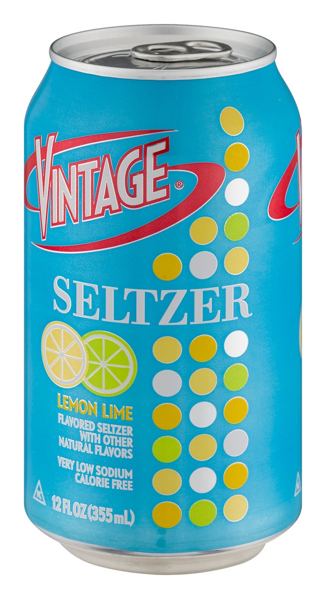 slide 9 of 9, Vintage Seltzer Lemon Lime - 12 oz, 12 oz
