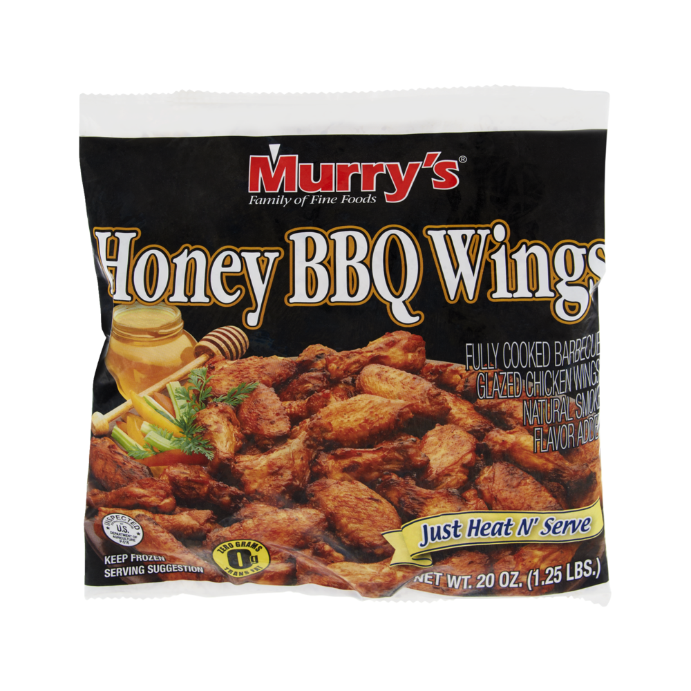 slide 1 of 5, Murry's Honey BBQ Wings, 20 oz