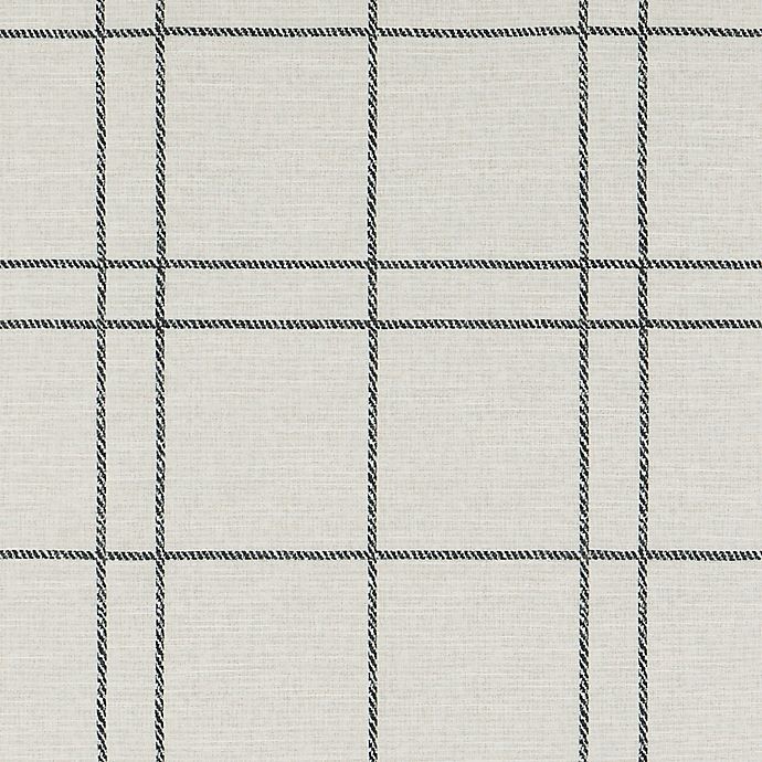 slide 7 of 8, Mercantile Altura Plaid Grommet Window Panel - Ivory, 63 in