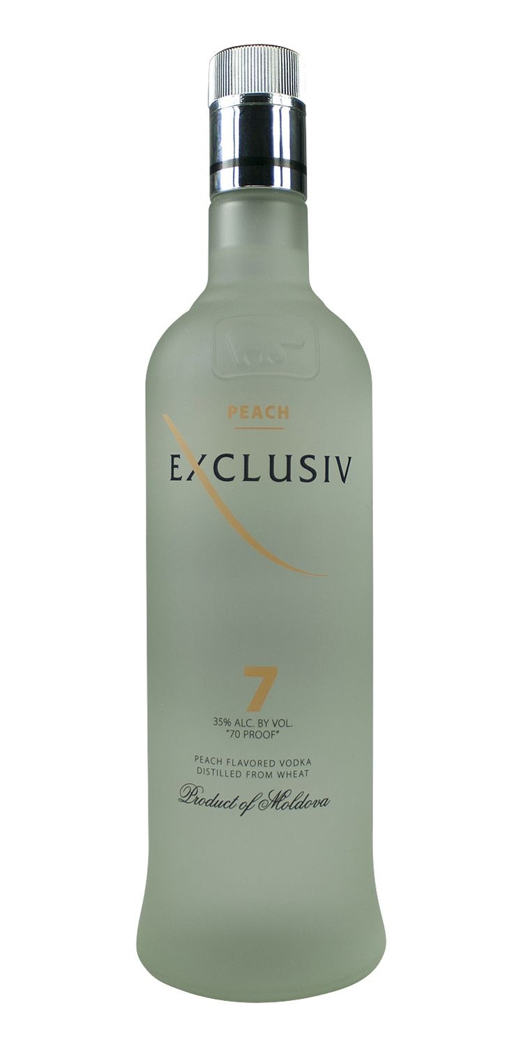 slide 1 of 1, Exclusiv Peach Vodka, 750 ml