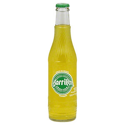 slide 1 of 1, Barrilitos Pineapple Soda, 12 oz