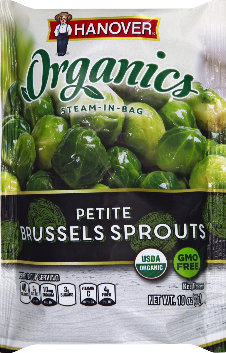 slide 5 of 5, Hanover Brussels Sprouts 10 oz, 10 oz