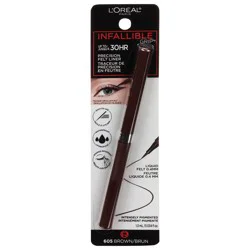 L'Oréal Infallible Grip Brown 605 Precision Felt Liner 0.034 fl oz