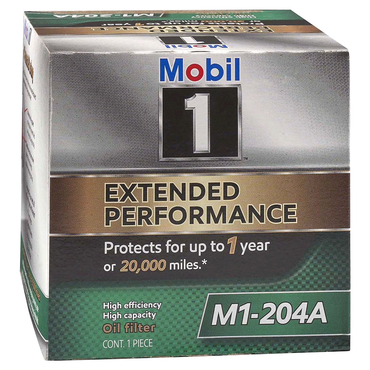 slide 1 of 1, Mobil 1 Extended Performance M1-204 Oil Filter, 1 ct