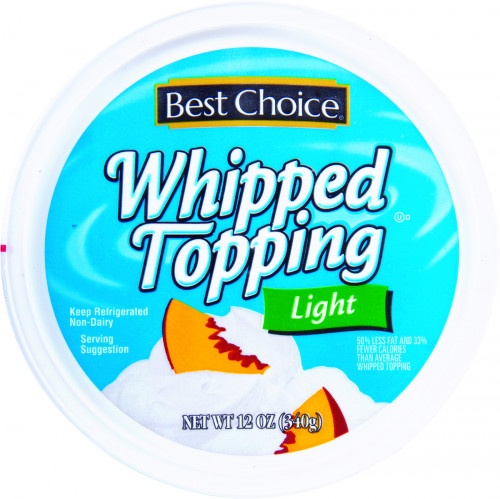 slide 1 of 1, Best Choice Lite Topping, 12 oz