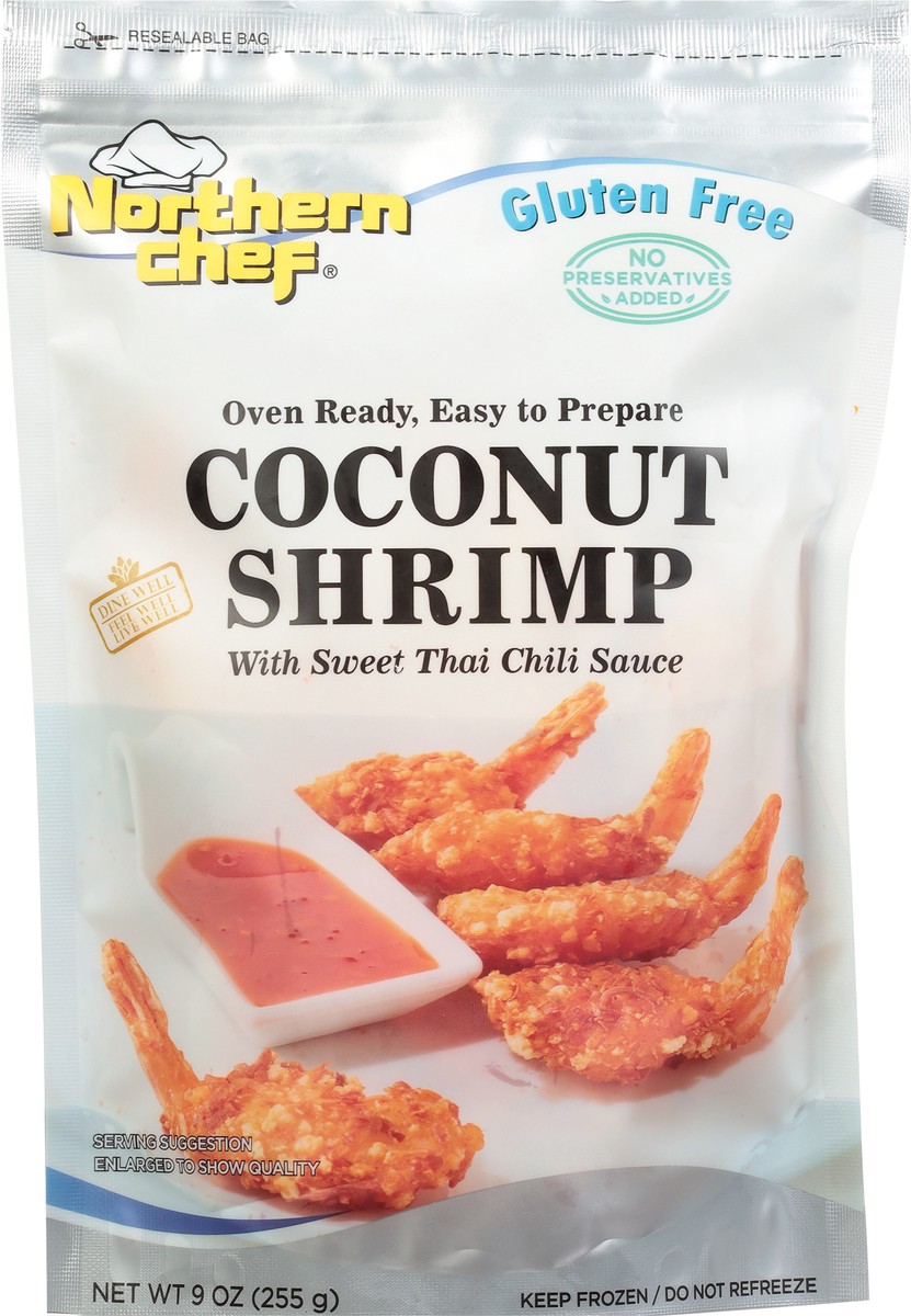 slide 9 of 9, Northern Chef Gluten Free Coconut Shrimp 9 oz, 
