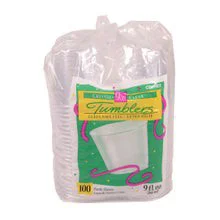 Comet Tablelux Tumbler Plastic Clear 9 oz