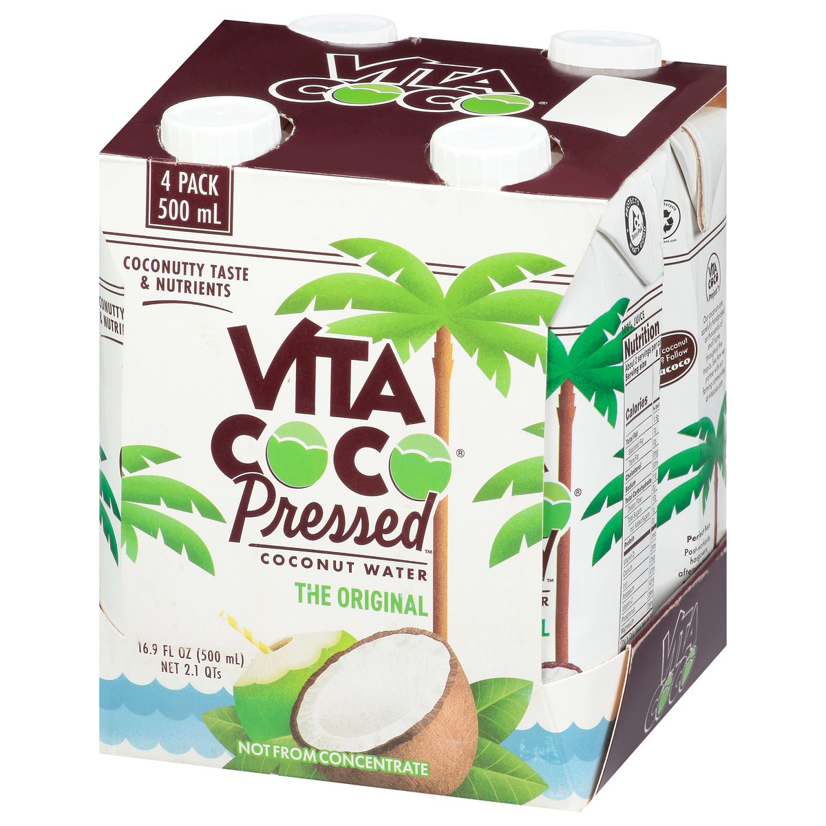 slide 7 of 9, Vita Coco Coconut Water Vita Coco Pressed- 2 liter, 4 ct; 16.9 oz