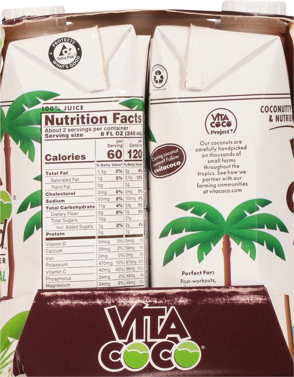 slide 5 of 9, Vita Coco Coconut Water Vita Coco Pressed- 2 liter, 4 ct; 16.9 oz