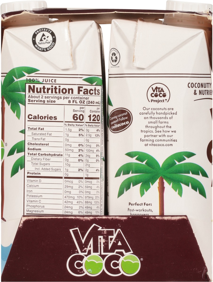 slide 8 of 9, Vita Coco Coconut Water Vita Coco Pressed- 2 liter, 4 ct; 16.9 oz