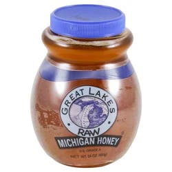 Great Lakes Raw Michigan Honey, 24 oz