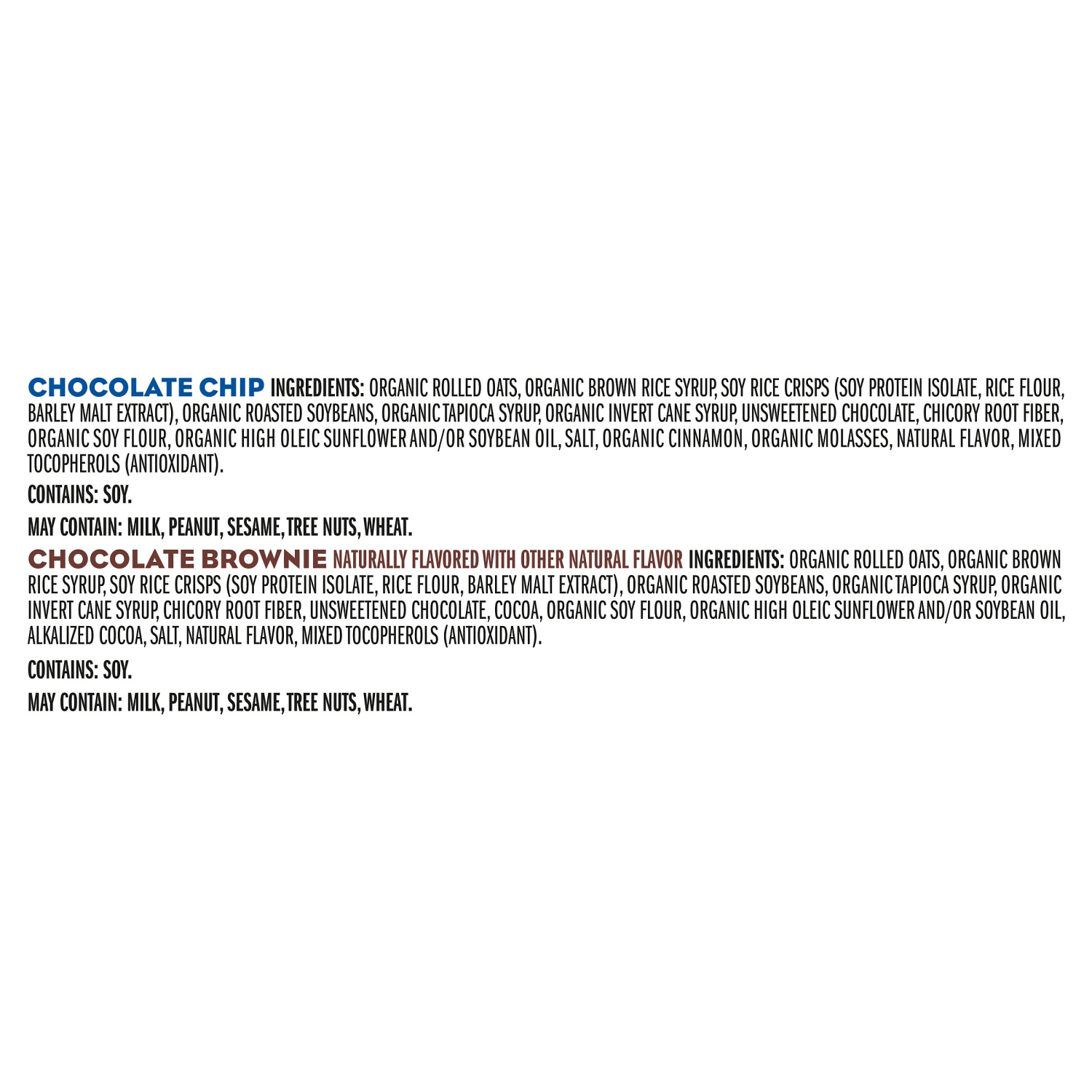 slide 3 of 8, CLIF BAR - Energy Protein Bars - Chocolate Chip and Chocolate Brownie - Variety Pack - Made with Organic Oats - Energy Bars - Non-GMO - (15 Pack), 15 ct