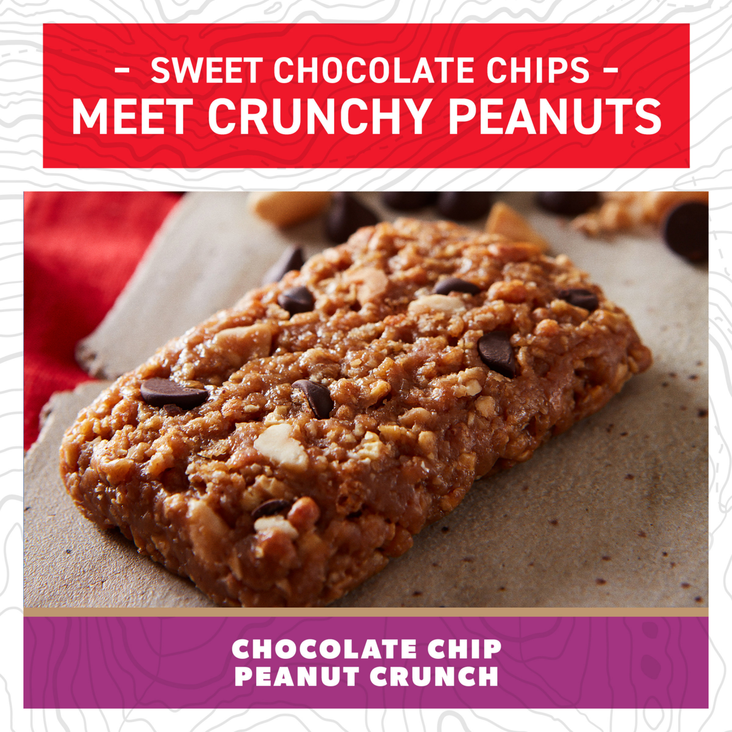 slide 6 of 8, Clif Bar Chocolate Chip Peanut Crunch Energy Bars - 12 oz, 12 oz