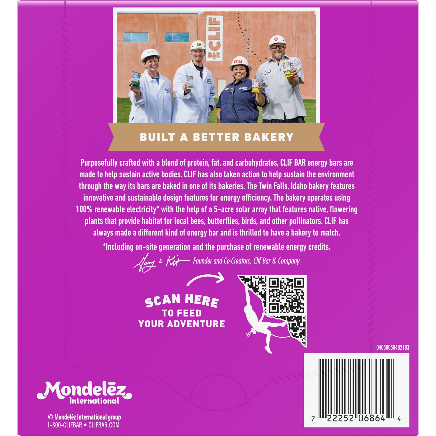 slide 8 of 8, Clif Bar Chocolate Chip Peanut Crunch Energy Bars - 12 oz, 12 oz