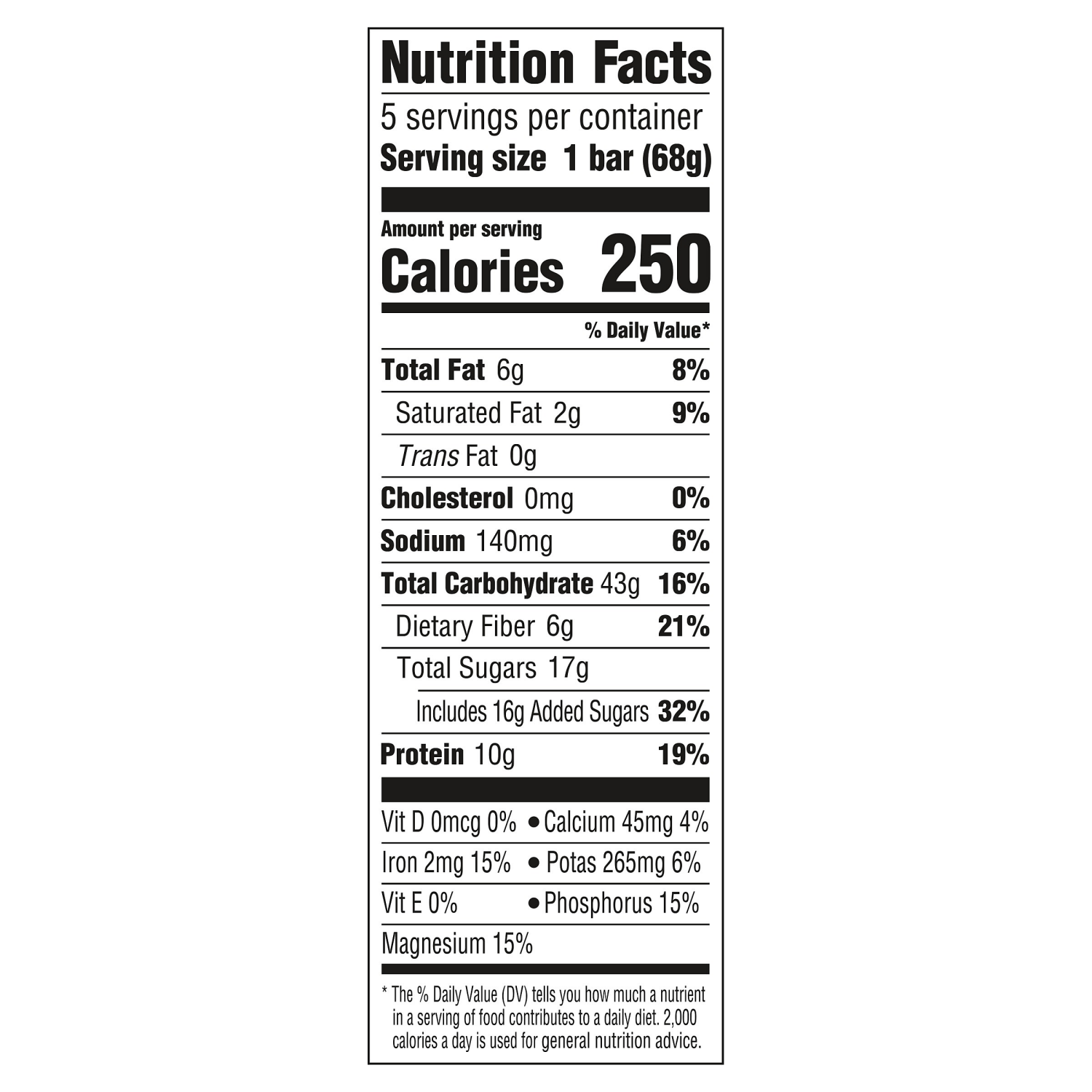 slide 5 of 8, CLIF BAR - Cool Mint Chocolate with Caffeine - Made with Organic Oats - Energy Bars - Non-GMO - Plant Based Protein Bars (5 Pack), 5 ct
