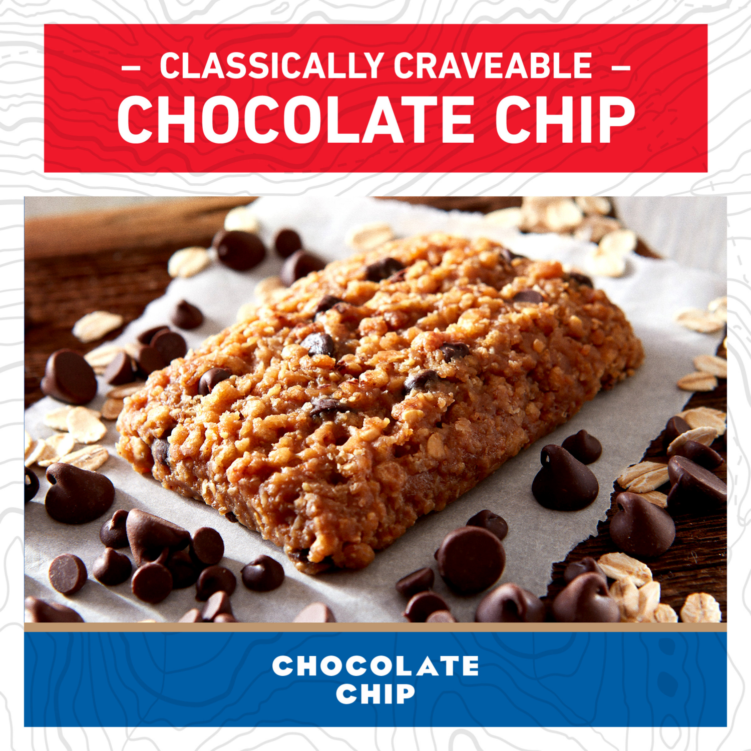 slide 6 of 8, CLIF BAR - Chocolate Chip - Made with Organic Oats - Energy Bars - Non-GMO - Plant Based Protein Bars (5 Pack), 5 ct