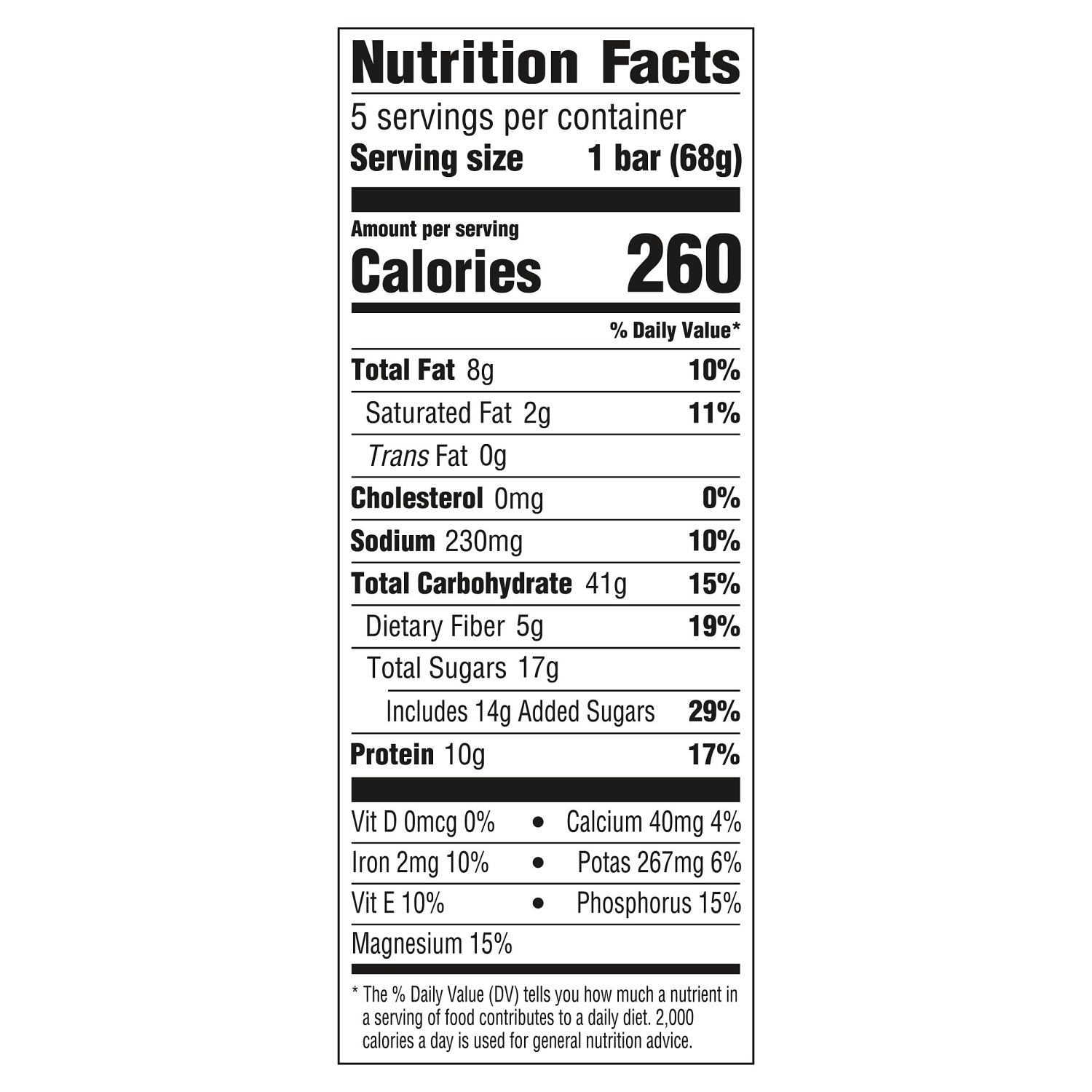 slide 5 of 8, Clif Bar Energy Peanut Butter Banana With Dark Chocolate, 5 ct