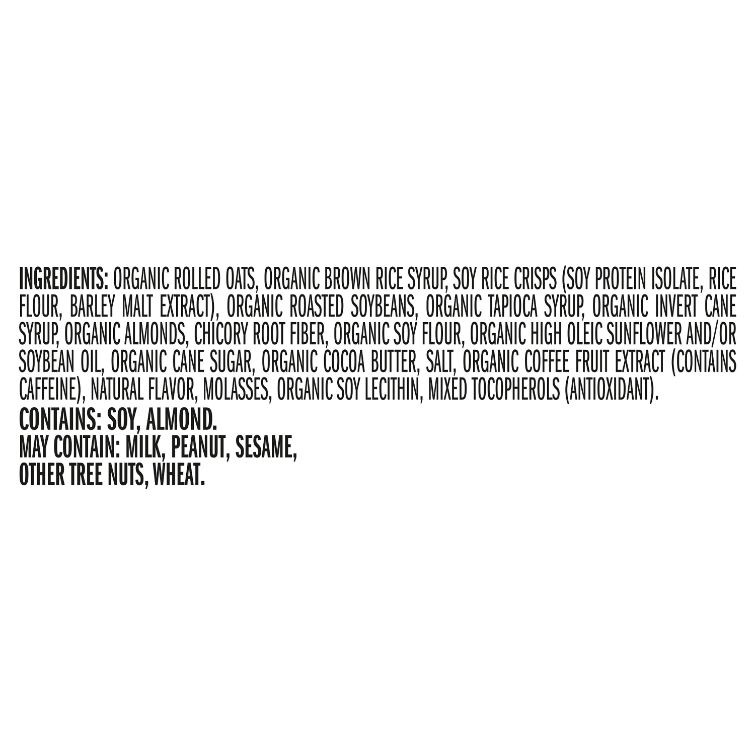 slide 3 of 8, CLIF BAR Caffeinated Collection - Vanilla Almond Flavor - Made with Organic Oats - Energy Bars - Non-GMO - Plant Based Protein Bars (5 Pack), 5 ct