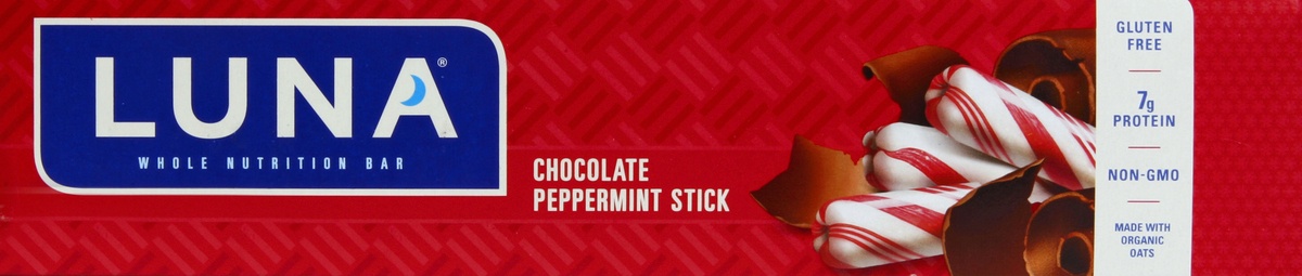 slide 2 of 4, Luna Chocolate Peppermint Stick Nutrition Bar,
