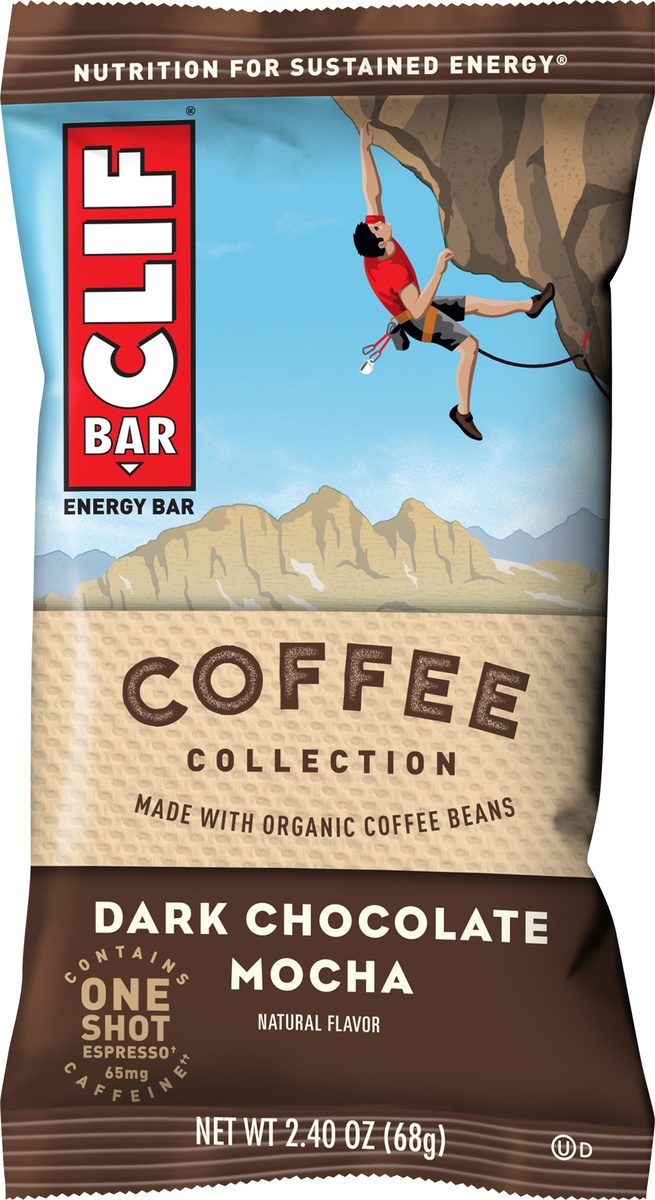 slide 8 of 10, CLIF Bar Coffee Coll Dk Choc Mocha, 2.4 oz