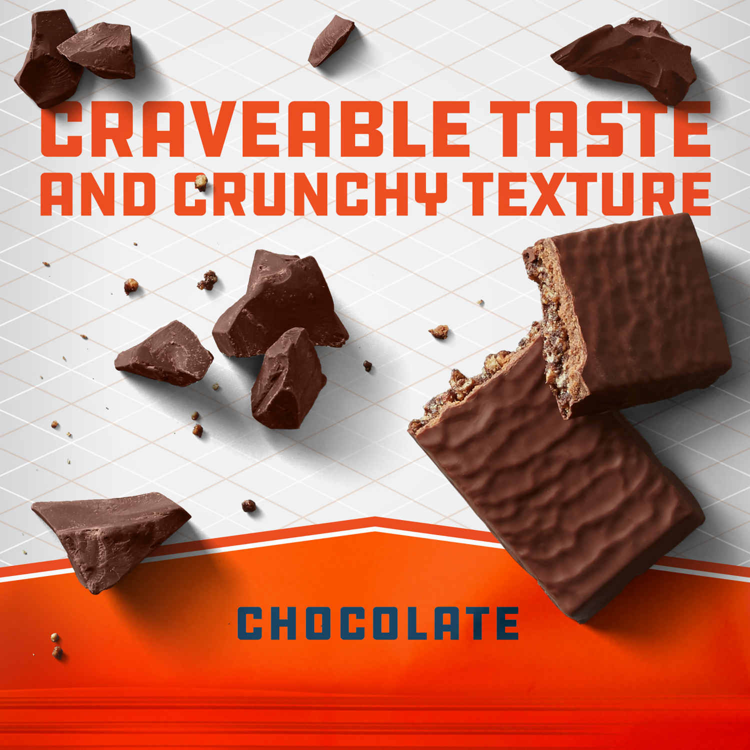 slide 6 of 8, CLIF Builders CLIF BUILDERS Protein Bars - Chocolate Flavor - 20g Plant Based Protein - Gluten Free - Non-GMO - Low Glycemic - No Artificial Sweeteners - 2.4 oz. (6 Pack), 6 ct