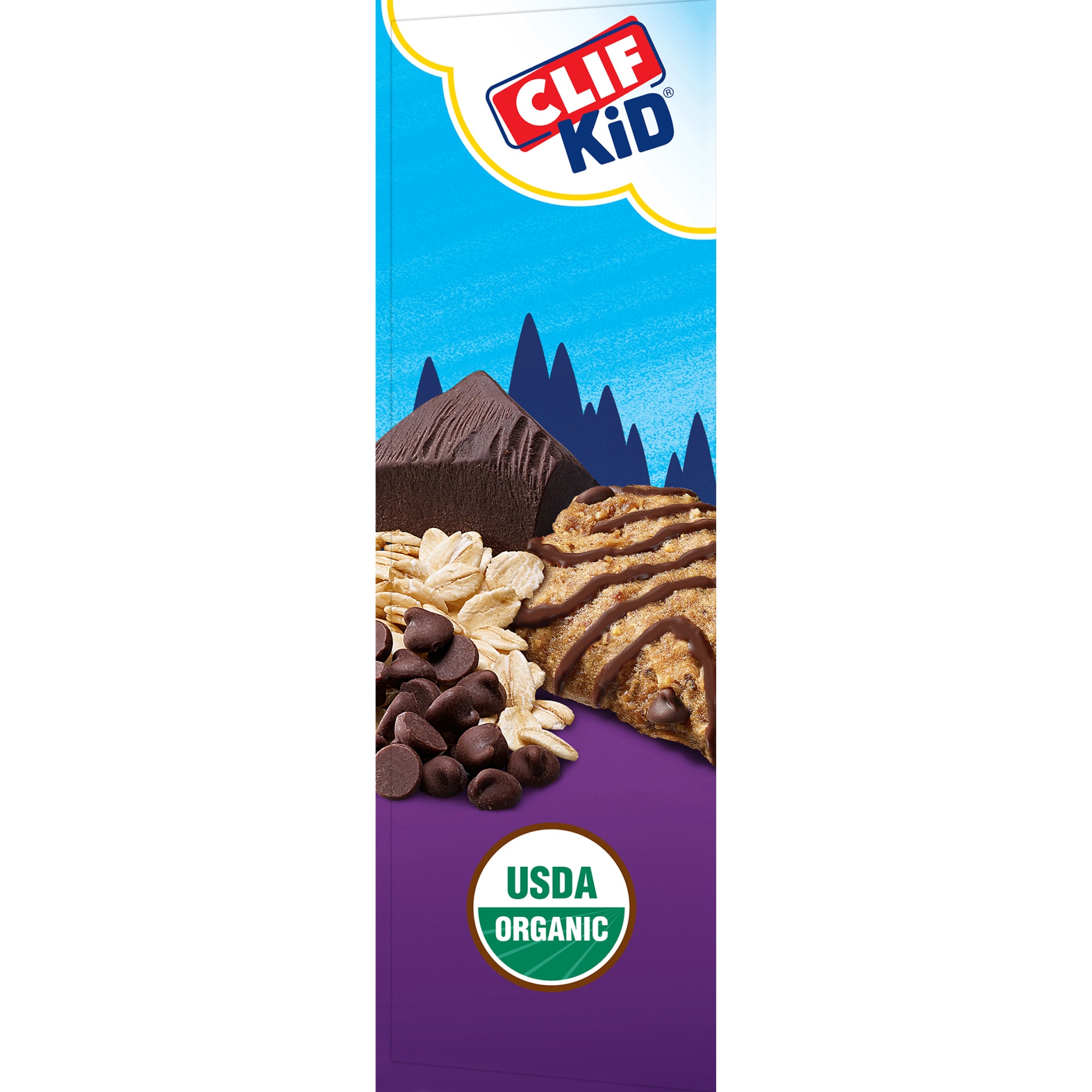 slide 5 of 9, CLIF Kid ZBAR Organic Chocolate Chip Whole Grain Energy Snack, 6 ct