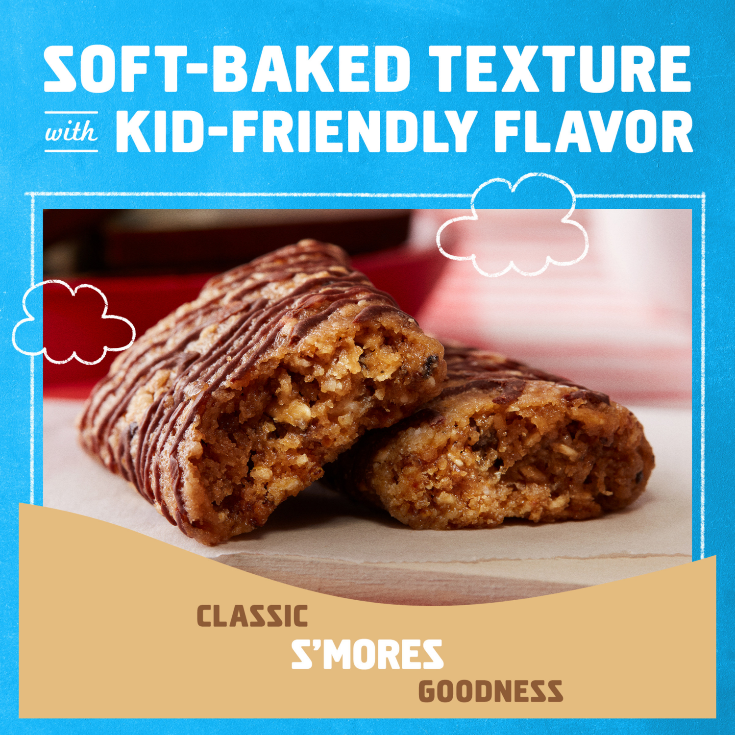 slide 6 of 8, CLIF Kid Zbar Organic S'Mores Baked Whole Grain Energy Snack Bars, 7.62 oz