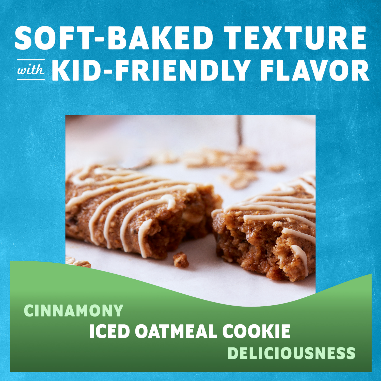 slide 6 of 8, Clif Kid Zbar Organic Iced Oatmeal Cookie Granola Bars - 12 ct, 12 ct