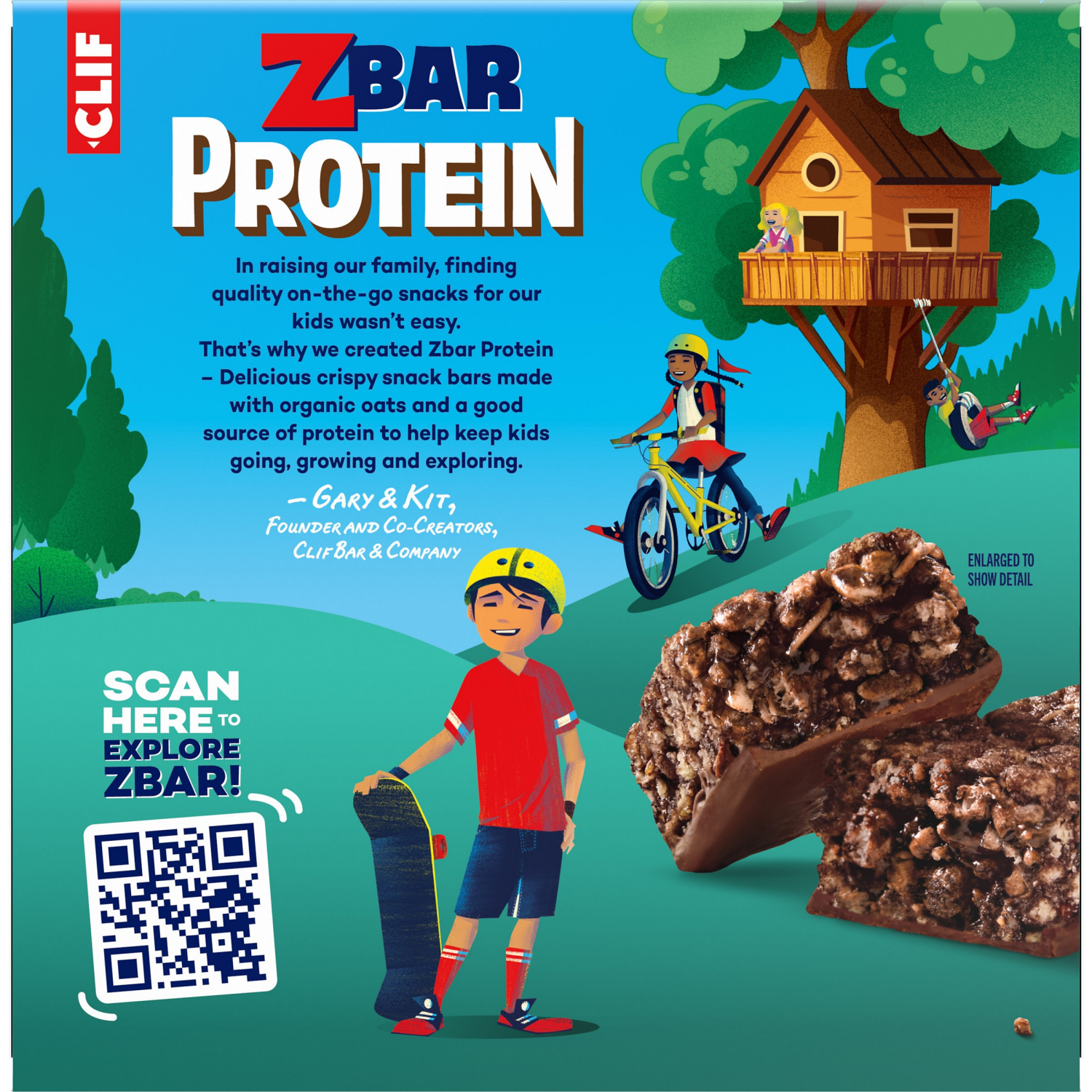 slide 8 of 8, CLIF Organic Zbar Chocolate Mint Protein Bars, 5 ct