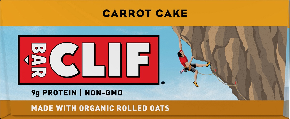 slide 9 of 9, CLIF Carrot Cake Energy Bar, 12 ct; 2.4 oz