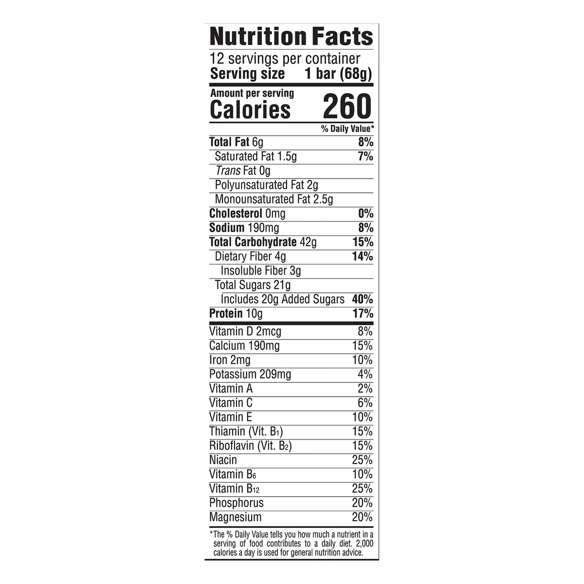 slide 5 of 10, CLIF Peanut Toffee Buzz Energy Bars, 12 ct; 2.4 oz