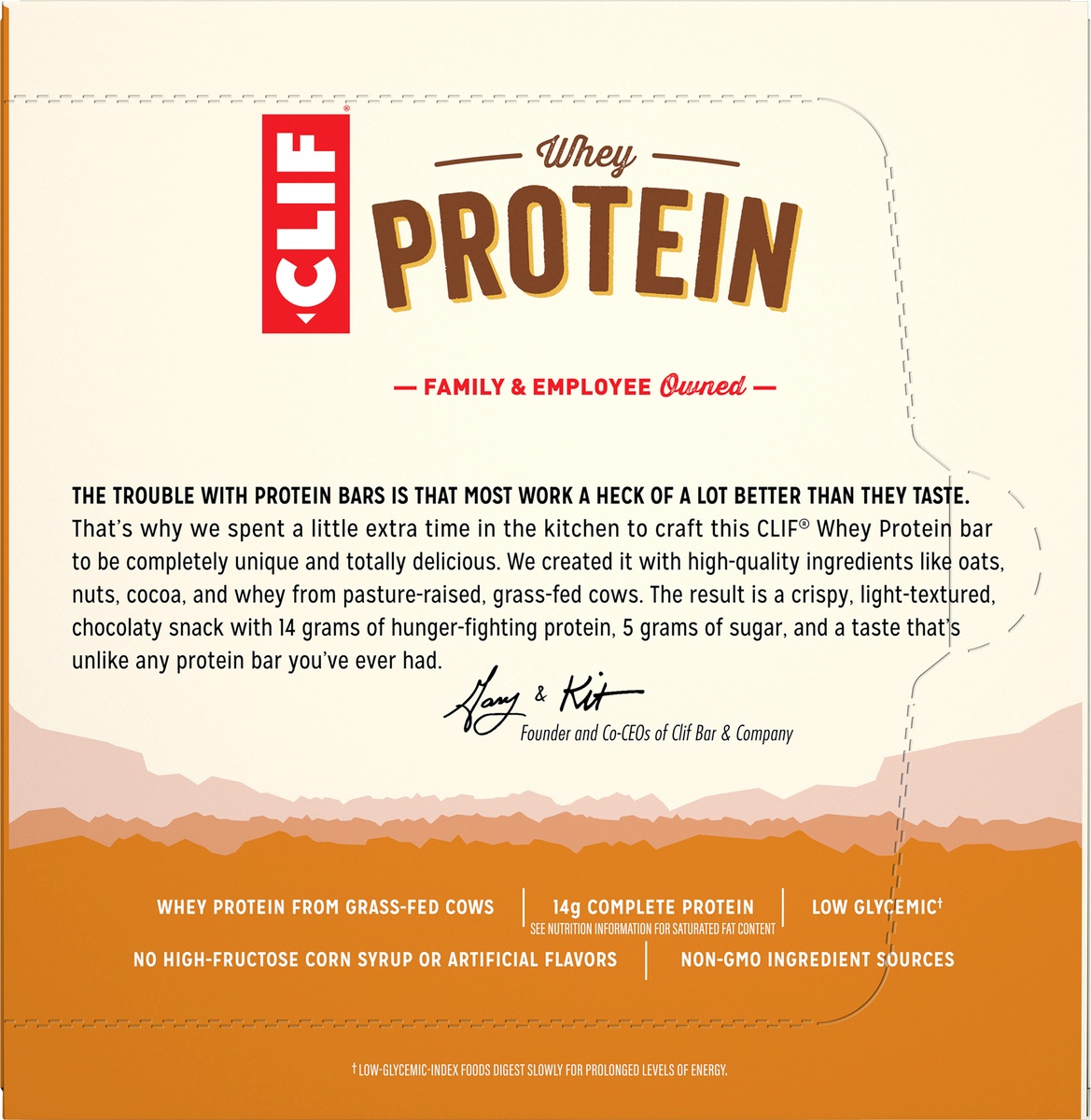 slide 9 of 9, CLIF Whey Protein Bar - Salted Caramel Cashew, 5 ct