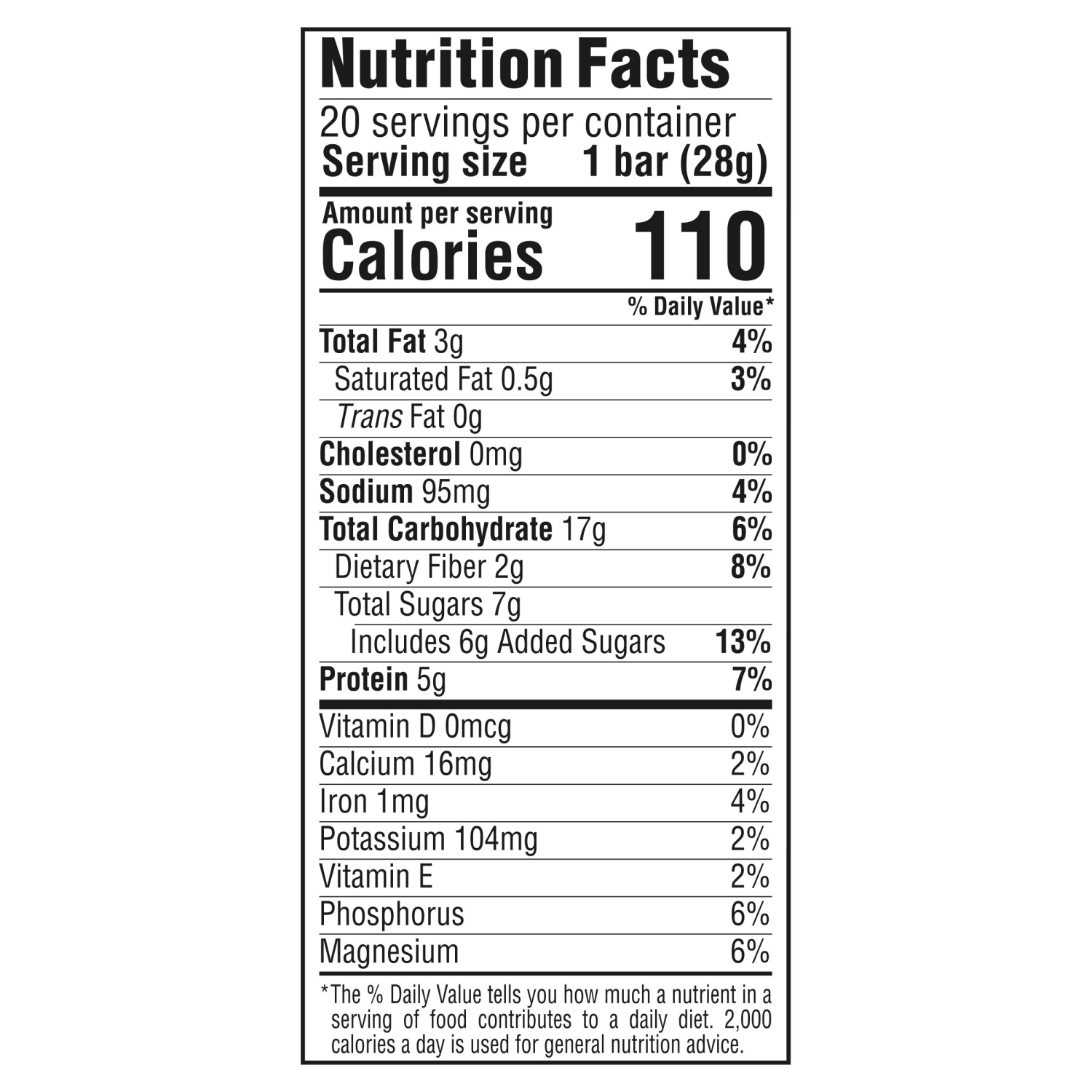 slide 5 of 8, CLIF Bar Crunchy Peanut Butter Bars, 20 ct; 0.99 oz