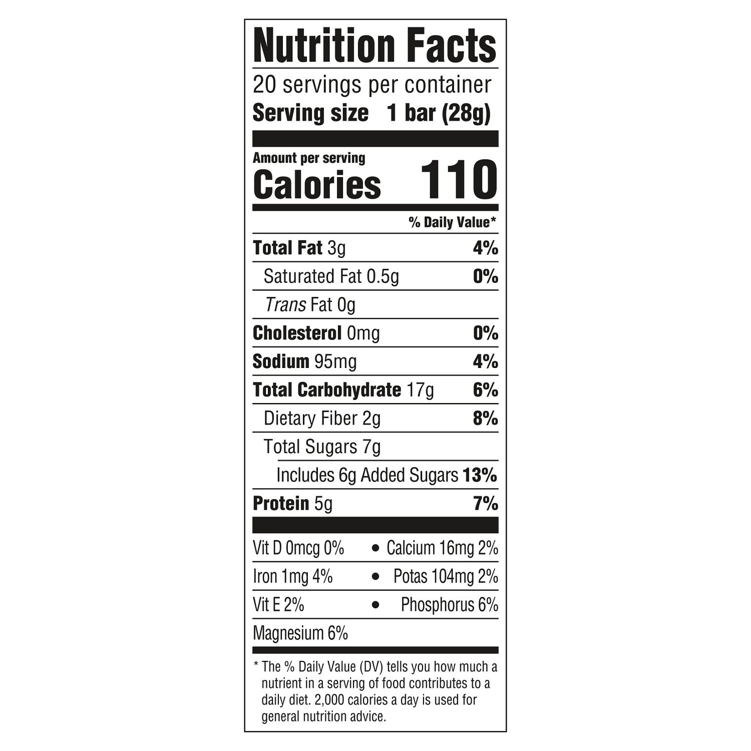 slide 5 of 8, CLIF Bar Crunchy Peanut Butter Bars, 20 ct; 0.99 oz