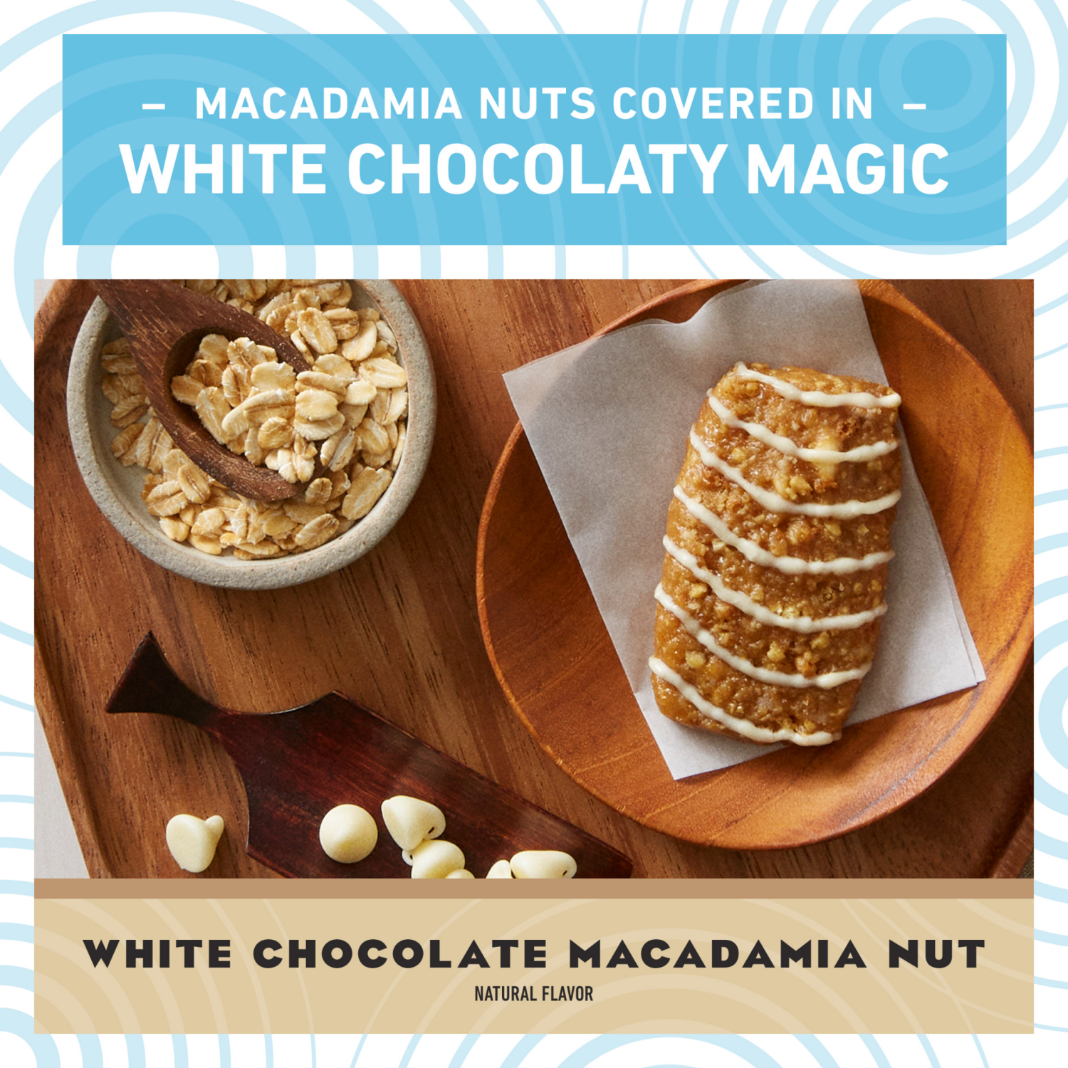 slide 6 of 8, CLIF BAR Minis - White Chocolate Macadamia Nut Flavor - Made with Organic Oats - 4g Protein - Non-GMO - Plant Based - Snack-Size Energy Bars - 0.99 oz. (20 Pack), 20 ct
