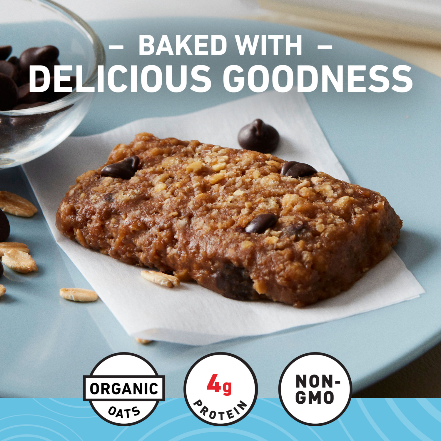 slide 2 of 8, CLIF BAR Minis - Chocolate Chip - Made with Organic Oats - 4g Protein - Non-GMO - Plant Based - Snack-Size Energy Bars - 0.99 oz. (20 Pack), 20 ct